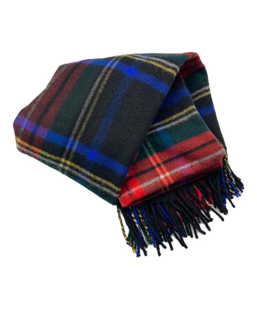 JOHNSTONS OF ELGIN（ジョンストンズオブエルガン）JOHNSTONS OF ELGIN (ジョンストンズオブエルガン) カシミヤチェックマフラー マルチカラーの古着・服飾アイテム