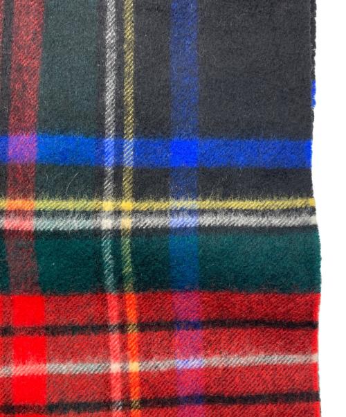 JOHNSTONS OF ELGIN（ジョンストンズオブエルガン）JOHNSTONS OF ELGIN (ジョンストンズオブエルガン) カシミヤチェックマフラー マルチカラーの古着・服飾アイテム