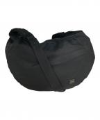 PORTERポーター）の古着「ラウンドショルダーバッグ」｜ブラック