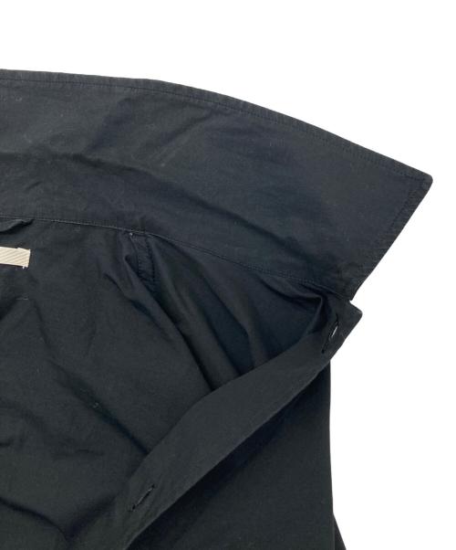 BLURHMS（ブラームス）blurhms (ブラームス) Chambray Military Shirt ブラック サイズ:2の古着・服飾アイテム