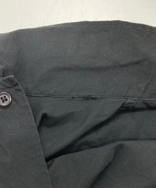 BLURHMS（ブラームス）blurhms (ブラームス) Chambray Military Shirt ブラック サイズ:2の古着・服飾アイテム