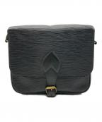 LOUIS VUITTONルイ ヴィトン）の古着「カルトシエール ショルダーバッグ」｜ブラック