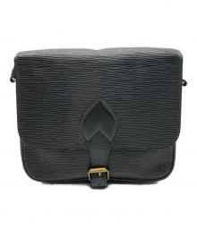 LOUIS VUITTON（ルイ ヴィトン）の古着「カルトシエール ショルダーバッグ」｜ブラック