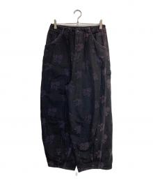 Needles（ニードルズ）の古着「H.D. Pant - Painter」｜パープル×ブラック