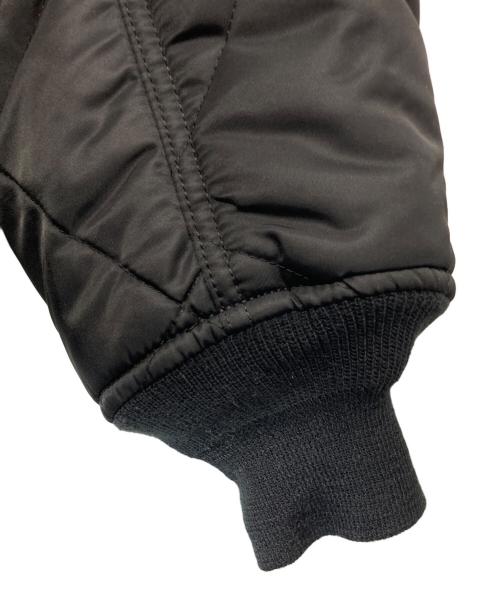 ALPHA（アルファ）ALPHA (アルファ) MONKEY TIME (モンキータイム) QUILTED MA1 ブラック サイズ:Mの古着・服飾アイテム