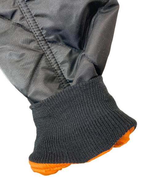 ALPHA（アルファ）ALPHA (アルファ) MONKEY TIME (モンキータイム) QUILTED MA1 ブラック サイズ:Mの古着・服飾アイテム