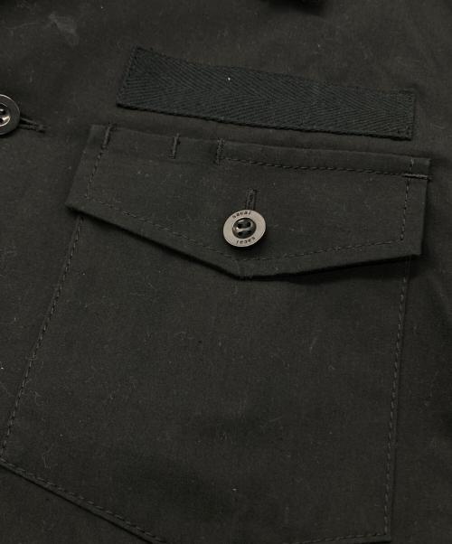 sacai（サカイ）sacai (サカイ) Cotton Oxford x Nylon Twill Shirt ブラック サイズ:2の古着・服飾アイテム