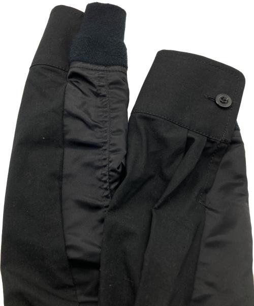 sacai（サカイ）sacai (サカイ) Cotton Oxford x Nylon Twill Shirt ブラック サイズ:2の古着・服飾アイテム