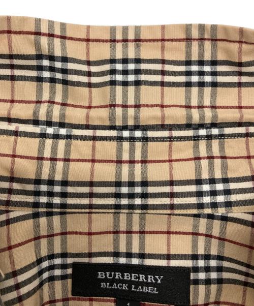 BURBERRY BLACK LABEL（バーバリーブラックレーベル）BURBERRY BLACK LABEL (バーバリーブラックレーベル) ノバチェックシャツ ベージュ サイズ:SIZE 1の古着・服飾アイテム