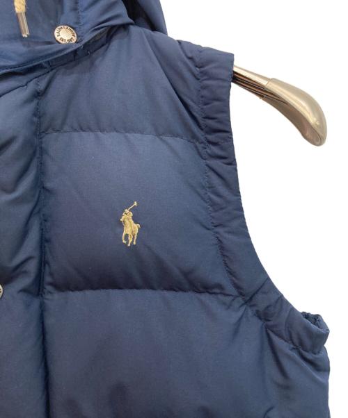 POLO RALPH LAUREN（ポロ・ラルフローレン）POLO RALPH LAUREN (ポロ・ラルフローレン) ダウンベスト ネイビー サイズ:Mの古着・服飾アイテム