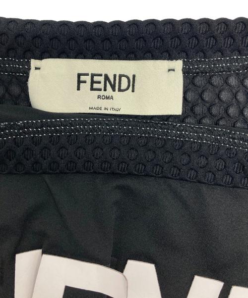 FENDI（フェンディ）FENDI (フェンディ) メッシュデザインカットソー ブラック サイズ:Sの古着・服飾アイテム