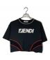 FENDI（フェンディ）の古着「メッシュデザインカットソー」｜ブラック