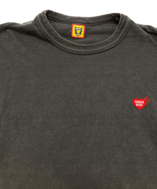 HUMAN MADE（ヒューマンメイド）HUMAN MADE (ヒューマンメイド) ハートプリントTシャツ グレー サイズ:XLの古着・服飾アイテム