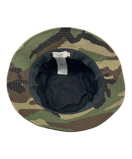 CELINE（セリーヌ）CELINE (セリーヌ) カモフラハット カーキ サイズ:Mの古着・服飾アイテム