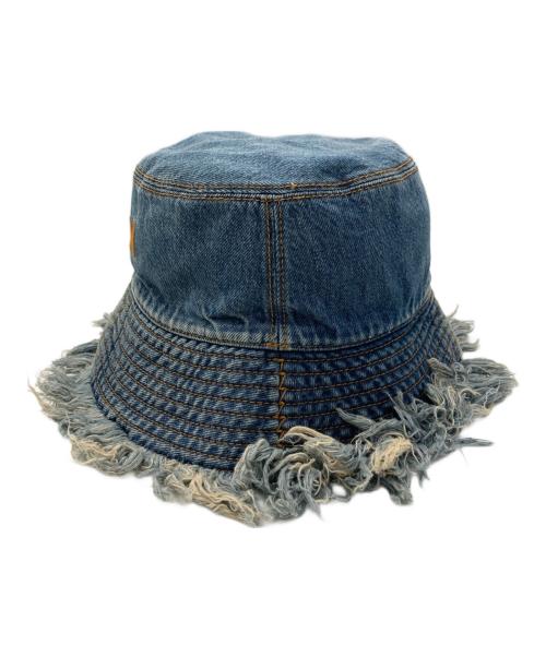 FENDI（フェンディ）FENDI (フェンディ) フリンジデニムハット インディゴ サイズ:-の古着・服飾アイテム