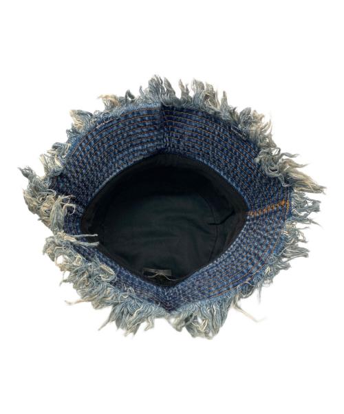 FENDI（フェンディ）FENDI (フェンディ) フリンジデニムハット インディゴ サイズ:-の古着・服飾アイテム