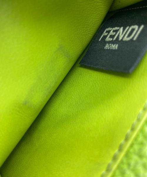FENDI（フェンディ）FENDI (フェンディ) 3つ折り財布 グリーンの古着・服飾アイテム