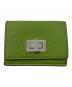 FENDI（フェンディ）の古着「3つ折り財布」｜グリーン