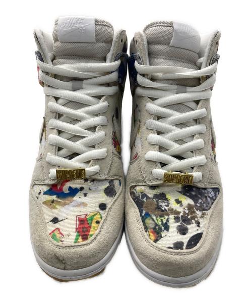 NIKE（ナイキ）NIKE (ナイキ) Supreme (シュプリーム) SB Dunk High Rammellzee アイボリー サイズ: 27cmの古着・服飾アイテム
