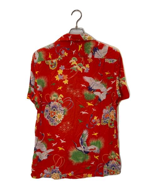 POLO RALPH LAUREN（ポロ・ラルフローレン）POLO RALPH LAUREN (ポロ・ラルフローレン) 和柄アロハシャツ レッド サイズ:Sの古着・服飾アイテム