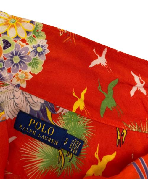POLO RALPH LAUREN（ポロ・ラルフローレン）POLO RALPH LAUREN (ポロ・ラルフローレン) 和柄アロハシャツ レッド サイズ:Sの古着・服飾アイテム