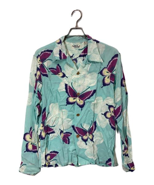 Sun Surf（サンサーフ）Sun Surf (サンサーフ) MARIPOSA アロハシャツ ブルー サイズ:Ⅿの古着・服飾アイテム