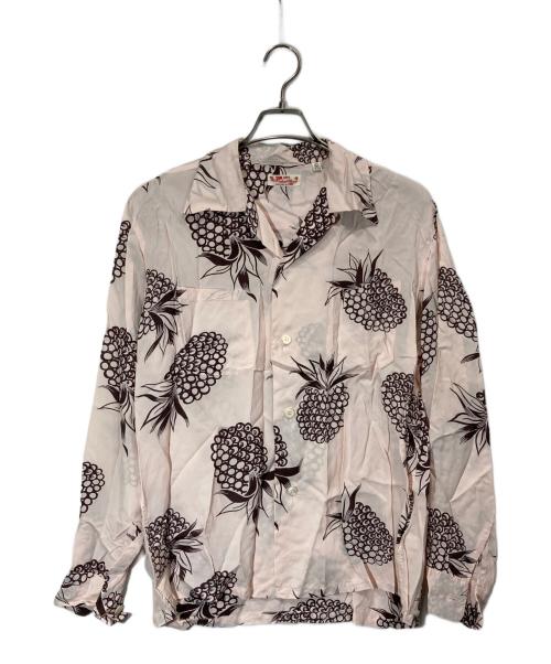 Sun Surf（サンサーフ）Sun Surf (サンサーフ) DUKE'S PINEAPPLE アロハシャツ ピンク サイズ:Lの古着・服飾アイテム