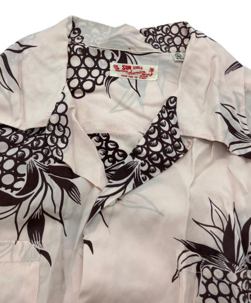 Sun Surf（サンサーフ）Sun Surf (サンサーフ) DUKE'S PINEAPPLE アロハシャツ ピンク サイズ:Lの古着・服飾アイテム