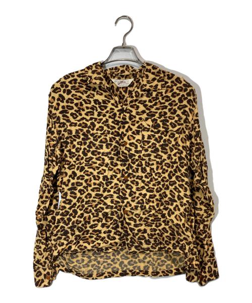 Star OF HOLLYWOOD（スターオブハリウッド）STAR OF HOLLYWOOD (スターオブハリウッド) HIGH DENSITY RAYON OPEN SHIRT “LEOPARD” ブラウン サイズ:Ⅿの古着・服飾アイテム