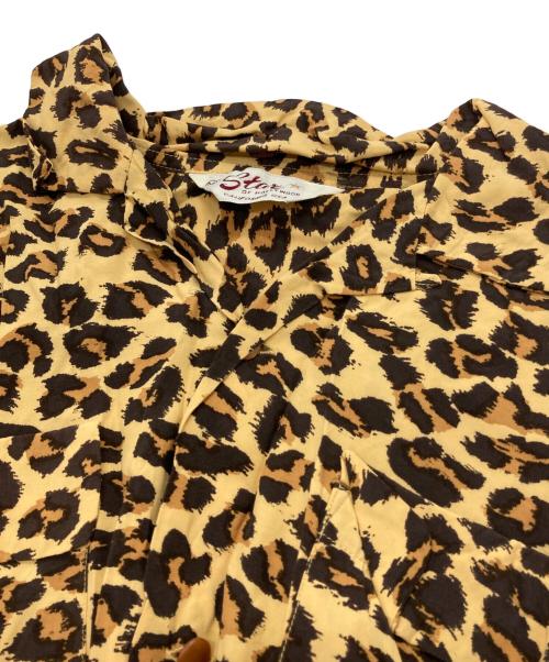 Star OF HOLLYWOOD（スターオブハリウッド）STAR OF HOLLYWOOD (スターオブハリウッド) HIGH DENSITY RAYON OPEN SHIRT “LEOPARD” ブラウン サイズ:Ⅿの古着・服飾アイテム