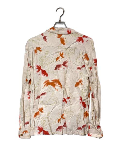 Sun Surf（サンサーフ）Sun Surf (サンサーフ) GOLD FISH アロハシャツ ベージュ サイズ:Ⅿの古着・服飾アイテム