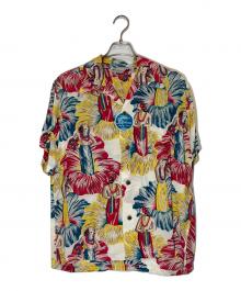 Sun Surf（サンサーフ）の古着「POSED HULA DANCER アロハシャツ」｜マルチカラー
