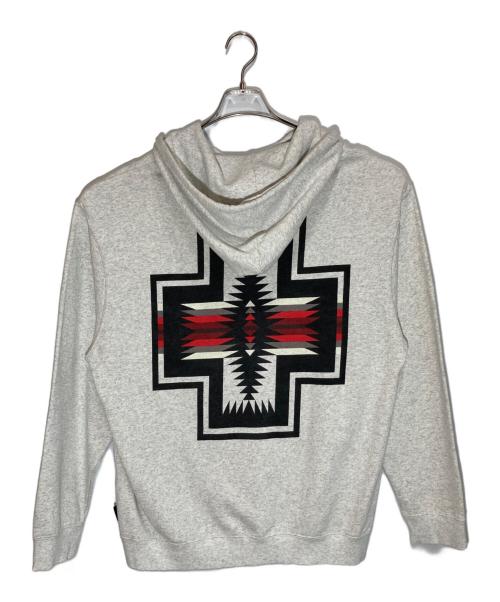 PENDLETON（ペンドルトン）PENDLETON (ペンドルトン) バックプリントパーカー グレー サイズ:Ⅿの古着・服飾アイテム