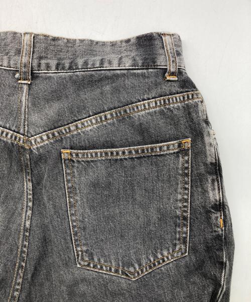 JOHN LAWRENCE SULLIVAN（ジョン ローレンス サリバン）JOHN LAWRENCE SULLIVAN (ジョン ローレンス サリバン) WASHED DENIM WIDE PANTS グレー サイズ:44の古着・服飾アイテム