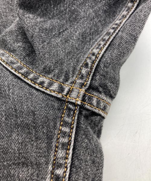 JOHN LAWRENCE SULLIVAN（ジョン ローレンス サリバン）JOHN LAWRENCE SULLIVAN (ジョン ローレンス サリバン) WASHED DENIM WIDE PANTS グレー サイズ:44の古着・服飾アイテム