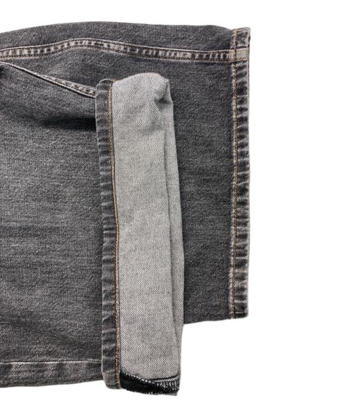 JOHN LAWRENCE SULLIVAN（ジョン ローレンス サリバン）JOHN LAWRENCE SULLIVAN (ジョン ローレンス サリバン) WASHED DENIM WIDE PANTS グレー サイズ:44の古着・服飾アイテム