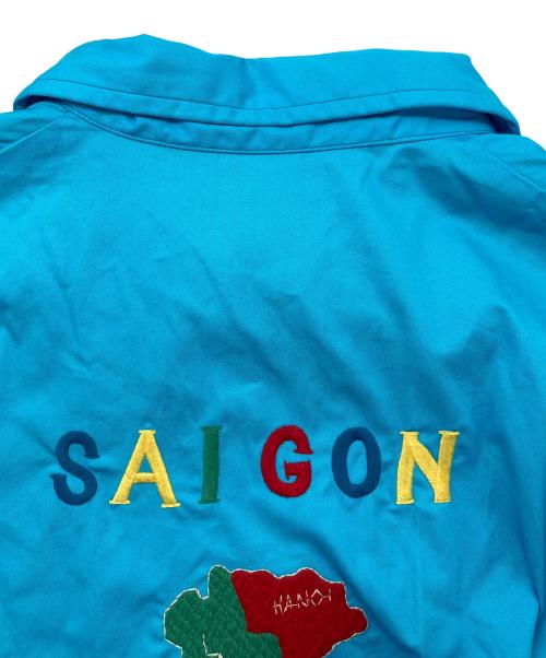 東洋エンタープライズ（トウヨウエンタープライズ）東洋エンタープライズ (トウヨウエンタープライズ) Mid 1960s Style Cotton Vietnam Jacket “VIETNAM MAP” スカイブルー サイズ:XLの古着・服飾アイテム