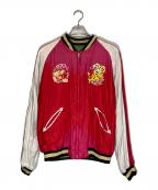 東洋エンタープライズトウヨウエンタープライズ）の古着「SOUVENIR JACKET AGING MODEL」｜グリーン×レッド