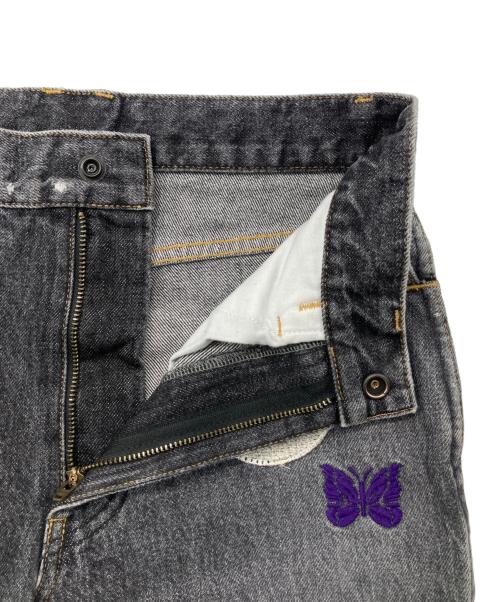 Needles（ニードルズ）Needles (ニードルズ) ASSORTED PATCHES boot-cut jean グレー サイズ:2の古着・服飾アイテム