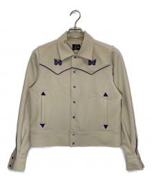 Needles（ニードルズ）の古着「Piping Cowboy Jac - PE/PU Double Cloth」｜ベージュ