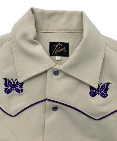 Needles（ニードルズ）Needles (ニードルズ) Piping Cowboy Jac - PE/PU Double Cloth ベージュ サイズ:1の古着・服飾アイテム
