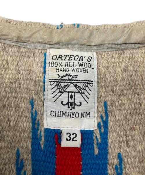 ORTEGA's（オルテガ）ORTEGA'S (オルテガ) チマヨベスト ベージュ サイズ:32の古着・服飾アイテム