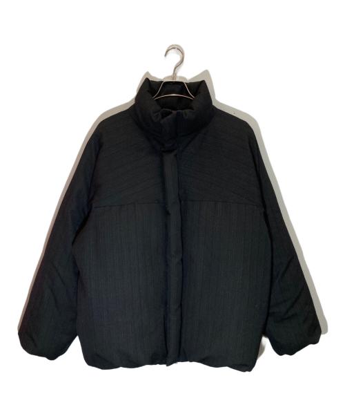 LIDnM（リドム）LIDnM (リドム) WOOL DOBBY PUFFERダウンジャケット ブラック サイズ:Sの古着・服飾アイテム