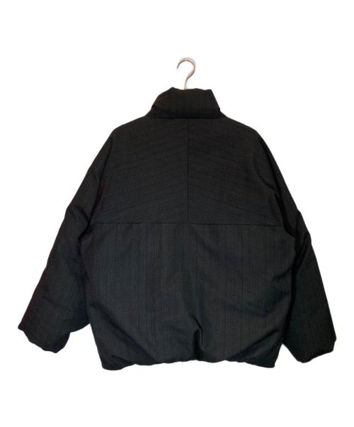 LIDnM（リドム）LIDnM (リドム) WOOL DOBBY PUFFERダウンジャケット ブラック サイズ:Sの古着・服飾アイテム