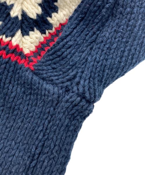 KITH（キス）KITH (キス) Kithmas Fairisle Sweater ネイビー サイズ:Mの古着・服飾アイテム