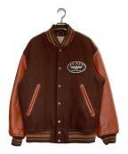 AVIREXアヴィレックス）の古着「SIGNATUR VARSITY JACKET」｜ブラウン