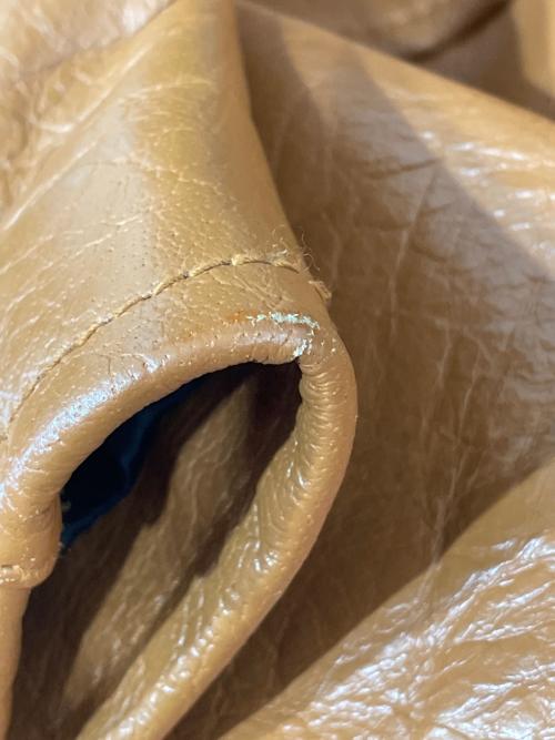 AVIREX（アヴィレックス）AVIREX (アヴィレックス) シングルライダースジャケット ブラウン サイズ:Mの古着・服飾アイテム