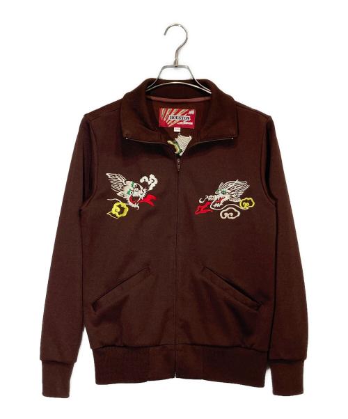 HOUSTON（ヒューストン）HOUSTON (ヒューストン) スカジャージ ブラウン サイズ:Mの古着・服飾アイテム