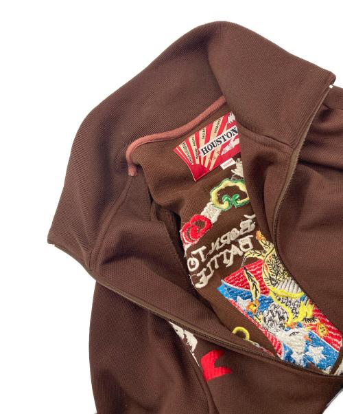HOUSTON（ヒューストン）HOUSTON (ヒューストン) スカジャージ ブラウン サイズ:Mの古着・服飾アイテム