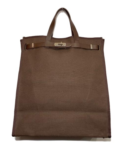 SITA PARANTICA（シータパランティカ）sita parantica (シータパランティカ) キャンバストートバッグ ブラウンの古着・服飾アイテム